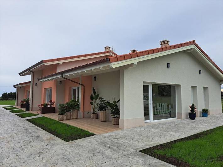 Apartamento de vacaciones para 4 personas, con vistas y jardín - 1