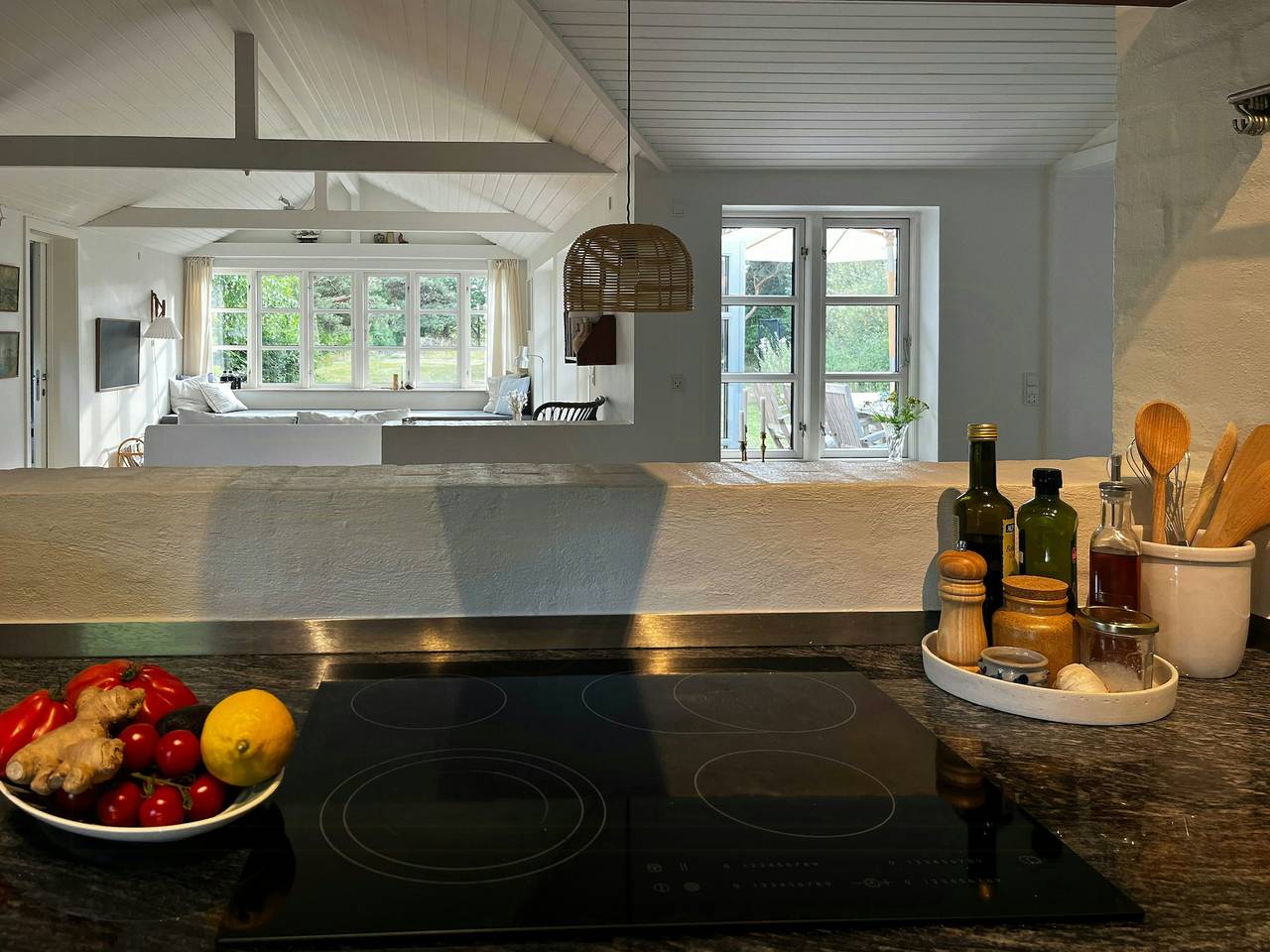 Casa de vacaciones en primera línea del fiordo de Avnø con spa in Næs, Vordingborg