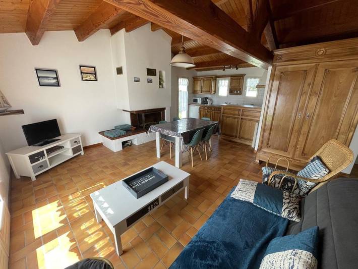 Location de vacances pour 4 personnes, avec terrasse, animaux acceptés dans Plage des Sableaux - 4