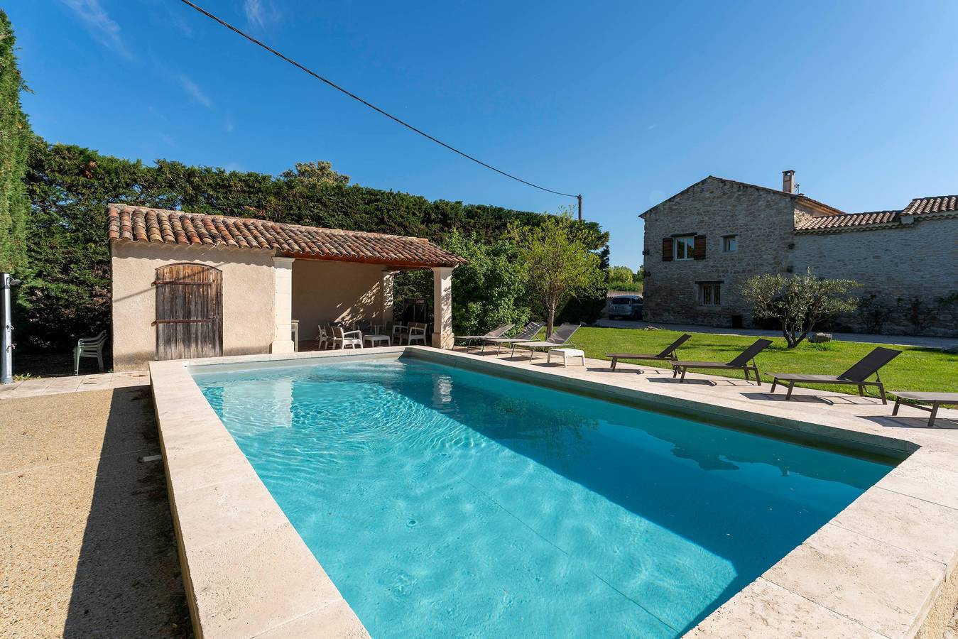 Gästehaus 'Mas De Charme' mit privatem Pool, privatem Garten und Wi-Fi in Caumont-sur-Durance, Vaucluse