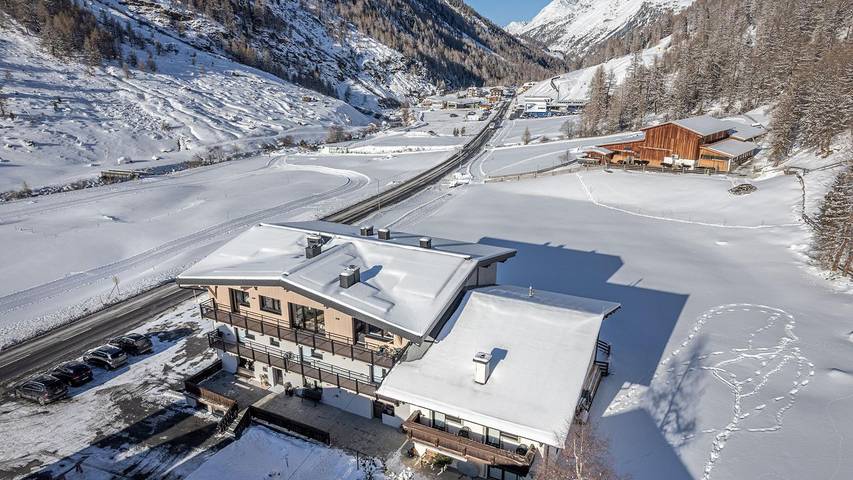 Apartament wakacyjny dla 5 osób, z taras i sauna w Obergurgl