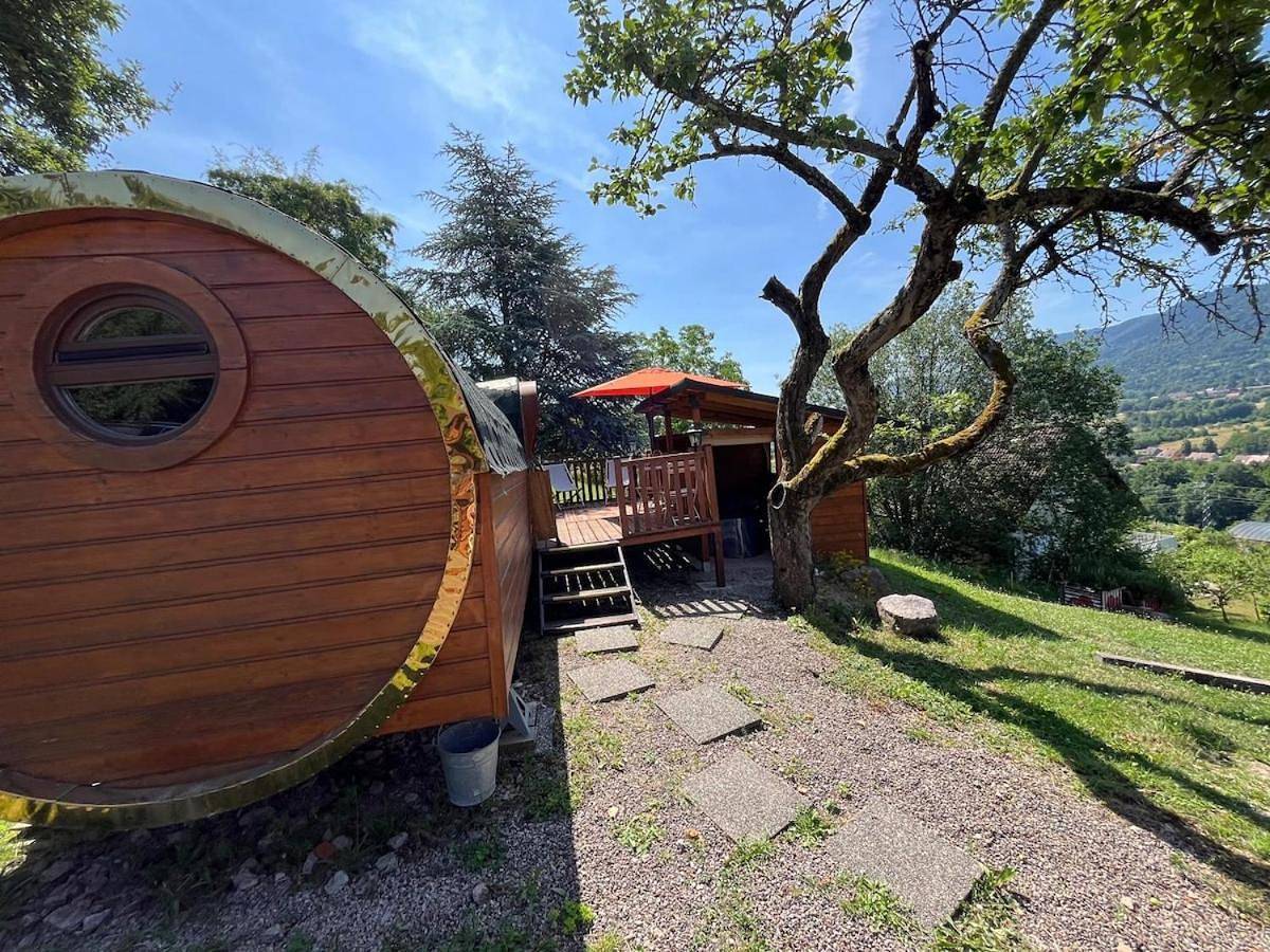 Roulotte avec spa privé in Villé (Bas-Rhin Alsace), Région de Sélestat-Erstein
