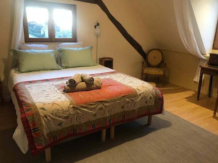 Chambre d’hôte pour 4 personnes, avec Terrasse ainsi que Jardin et Vue