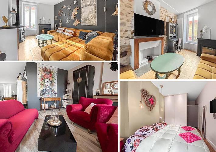 Gîte pour 5 personnes, avec Balcon et Terrasse à Roanne - 2