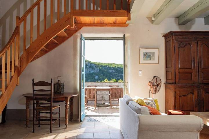 Location de vacances pour 6 personnes, avec balcon et jardin à Balazuc - 4