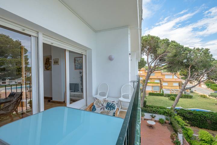 Appartement entier, H-8 Appartement avec vue sur mer et piscine in Calella de Palafrugell, Palafrugell