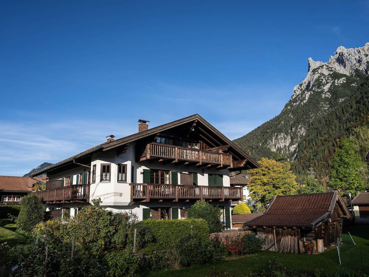 Ganze Ferienwohnung, Schmidt, Ferienwohnung - Ferienwohnung/1 Schlafraum/Bad und Wc in Mittenwald, Bayerische Alpen