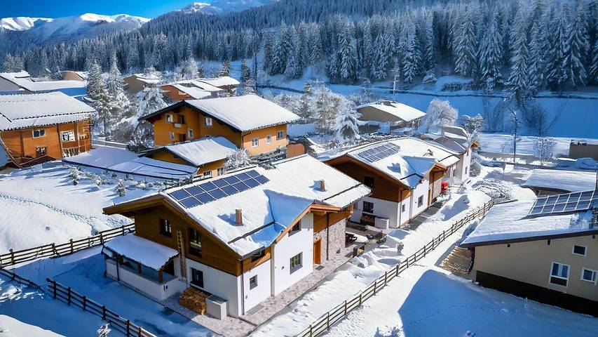 Chalet voor 10 personen, with tuin and balkon as well as sauna in Wagrain