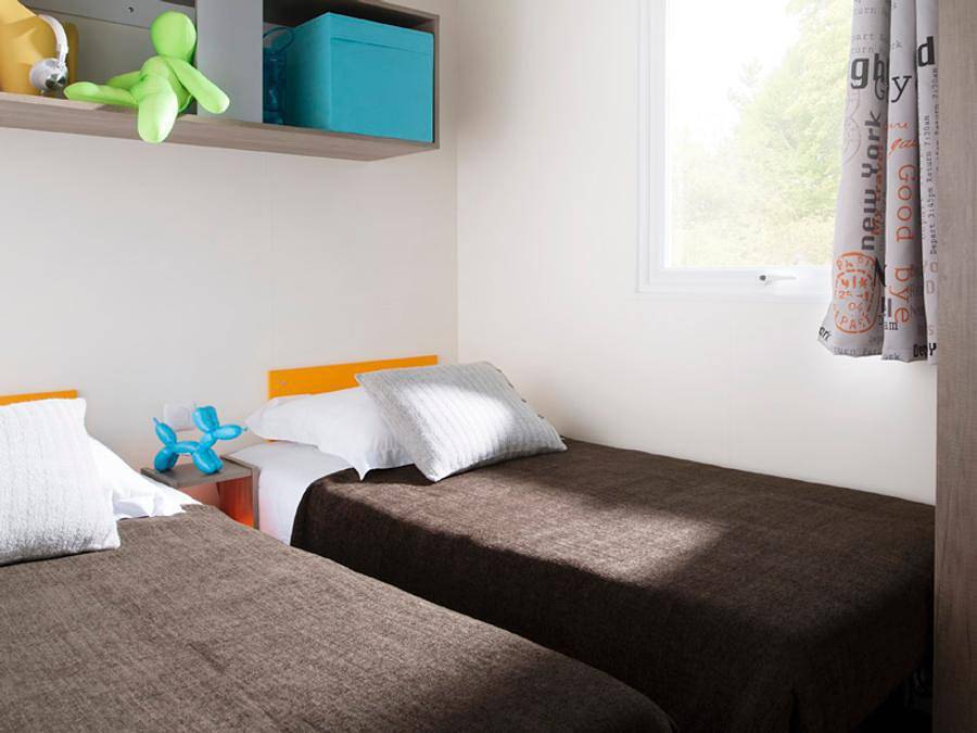 Flower Camping les Aubepines - Mobilhome 4 personas - 30m² Estándar (2 habitaciones) - Terraza in Le Crotoy, Región de Abbeville