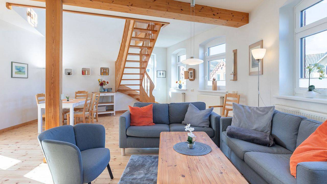 Appartement de vacances entier, Ferienwohnung für 4 Personen (90 m²) in Husum in Husum Hafen, Husum