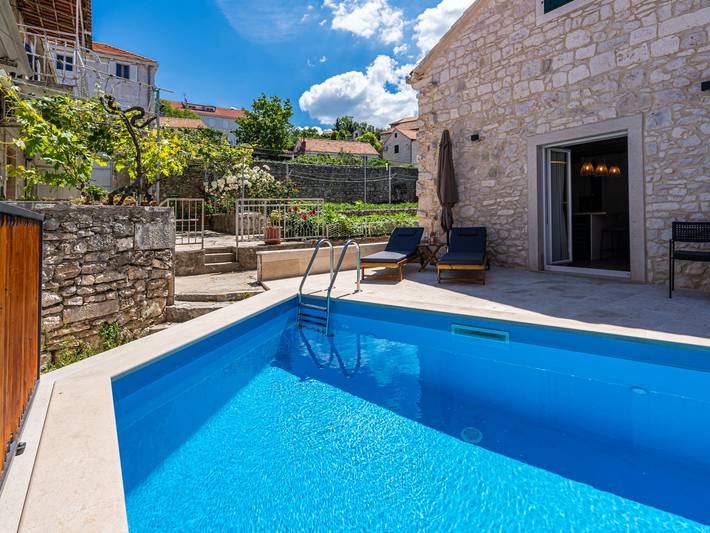 Ferienhaus für 6 Personen, mit Terrasse auf Brac