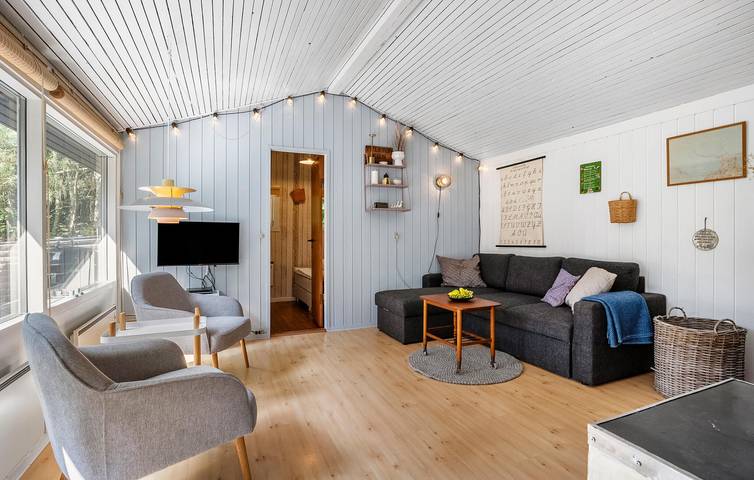 Chalet für 8 Personen, mit Garten und Terrasse, mit Haustier auf Seeland - 4