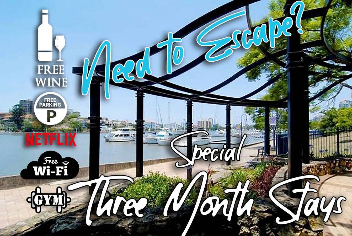 Ganze Wohnung, 2Br Beautiful River Retreat ★Pool★Wine★Gym★Netflix in Brisbane, Queensland