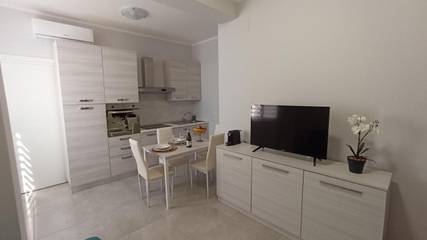 Ferienhaus mit Meerblick für 3 Personen, mit Terrasse und Ausblick in Palermo