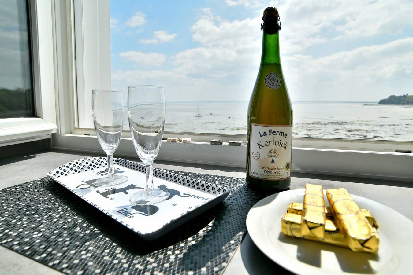 Appartement entier, Studio avec vue panoramique sur baie Mont-Saint-Michel in Cancale, Baie du Mont-Saint-Michel