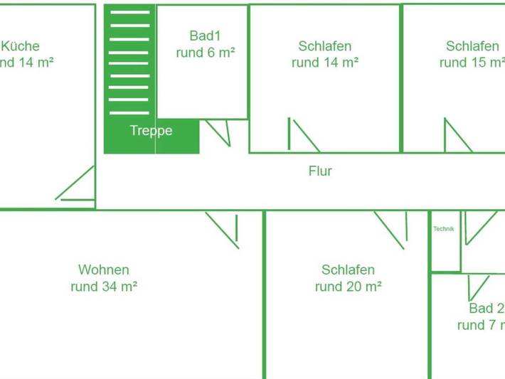 Ferienwohnung für 6 Personen, mit Terrasse und Sauna sowie Seeblick in Emden - 2