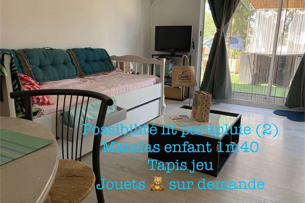 Entire apartment, Garden level Studio8 Cosy~Pool~Garden in Le Cannet-des-Maures, Draguignan region