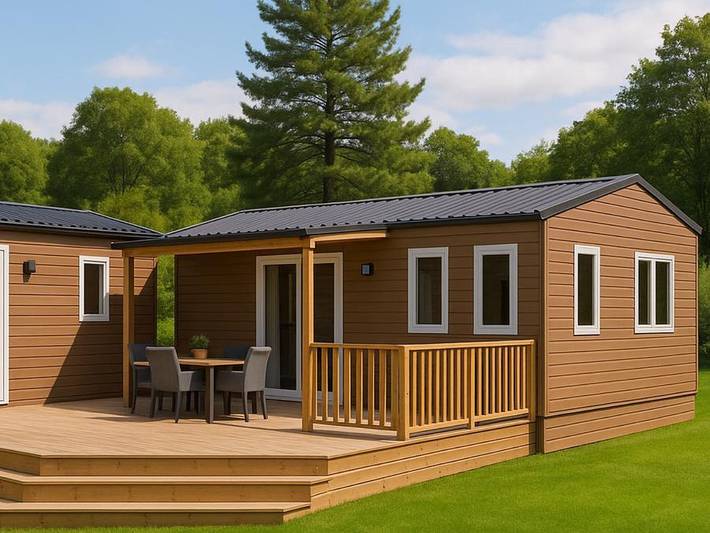 Mobil home pour 8 personnes, avec bassin pour enfant à Les Loges - 2