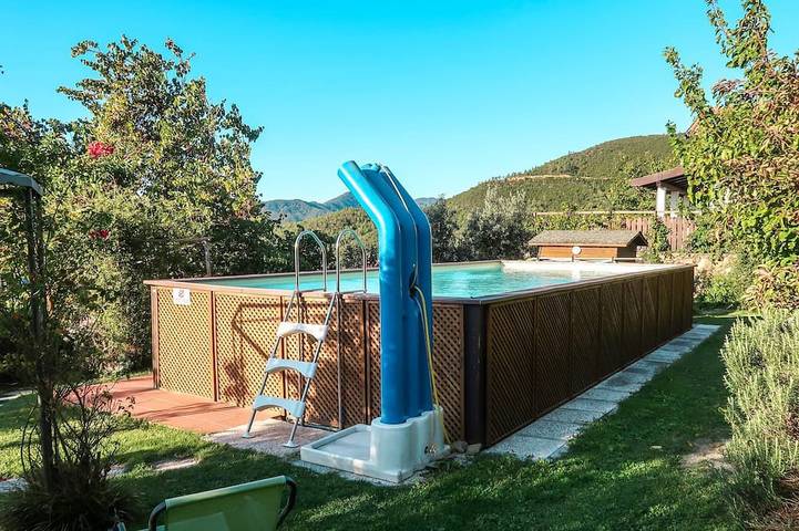 Ferienwohnung für 4 Personen, mit Garten und Pool, mit Haustier