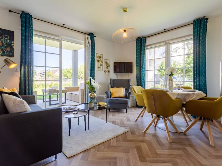 Appartement de vacances pour 5 personnes, avec Terrasse et Jardin dans le Calvados