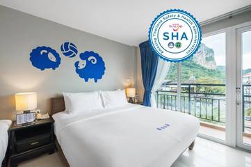 Hôtel pour 3 personnes, avec terrasse et piscine à Ao Nang Beach