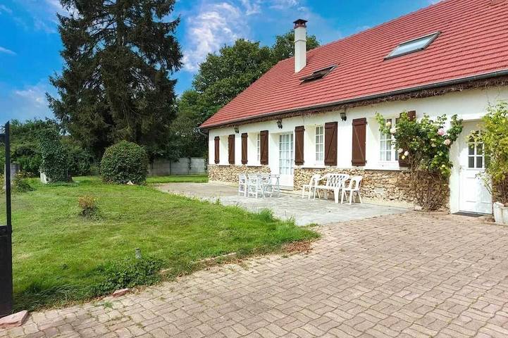 Maison de vacances pour 15 personnes, avec jardin dans Eure-et-Loir