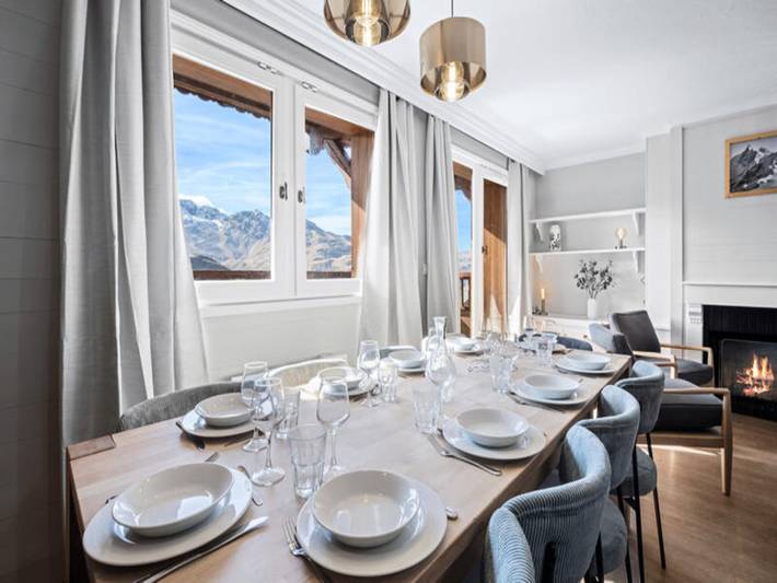 Chalet pour 10 personnes, avec piscine et balcon, adapté aux familles à Val Thorens - 3
