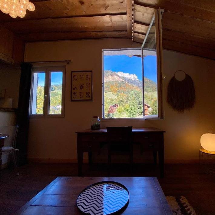 Gîte pour 2 personnes, avec terrasse et jardin ainsi que vue et piscine à Le Sappey-en-Chartreuse - 4