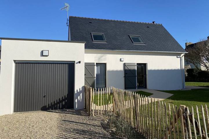 Location de vacances pour 4 personnes, avec Terrasse et Jardin dans Plage Pors Carn
