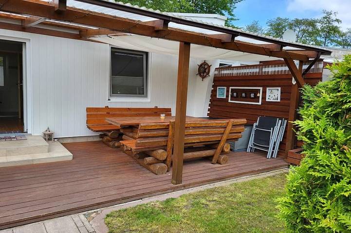 Bungalow für 4 Personen, mit Garten