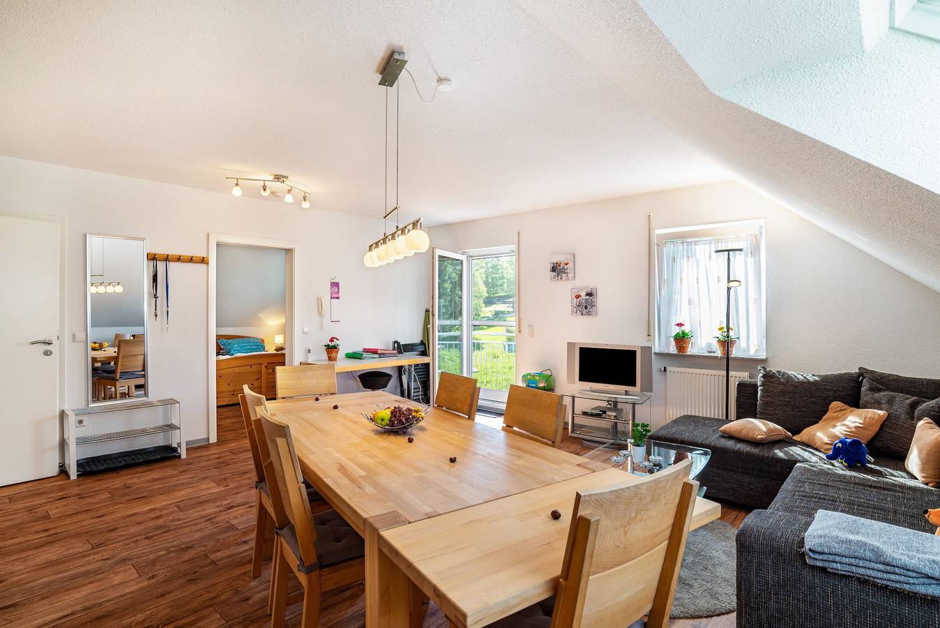 Ganze Wohnung, Ferienwohnung "Schwalbenhof Dreßler und Duss für 6 Personen" mit Balkon und Wlan in Bad Herrenalb, Nordschwarzwald