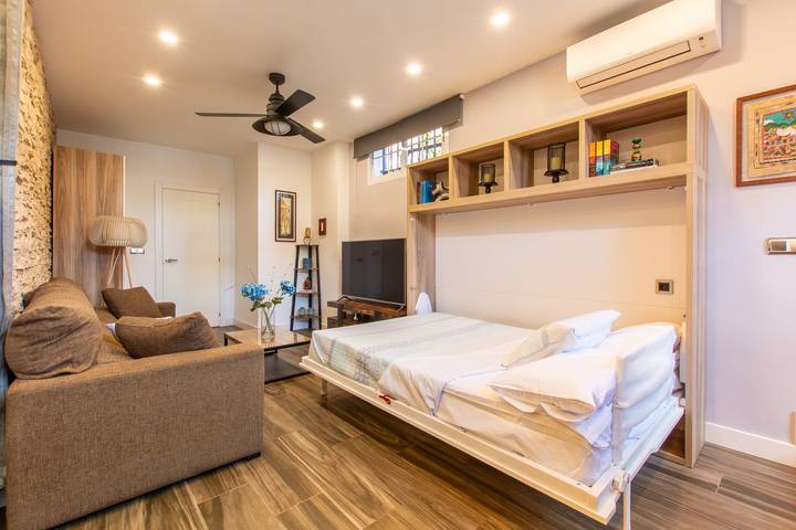 Ganzes Studio, Studio für 2 Personen mit Garten in Arroyomolinos, Área Metropolitana de Madrid
