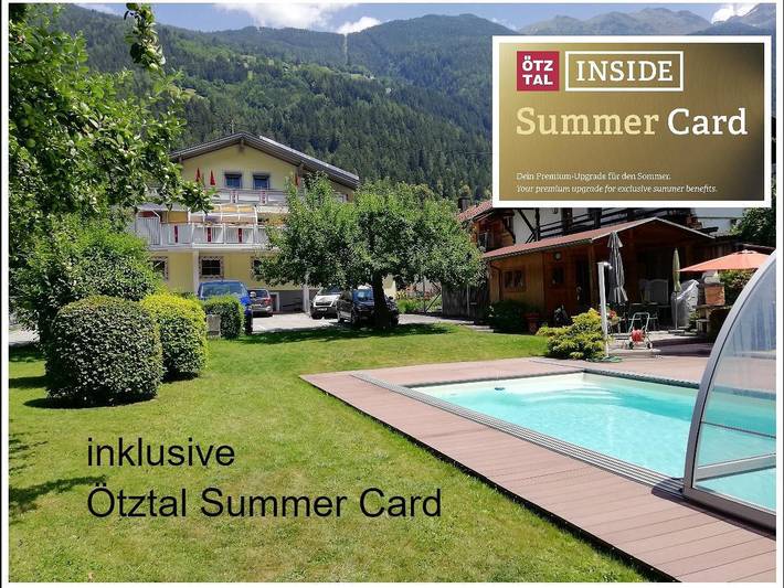 Appartement voor 4 personen, with Balkon and Tuin as well as Zwembad and Sauna in Oetz