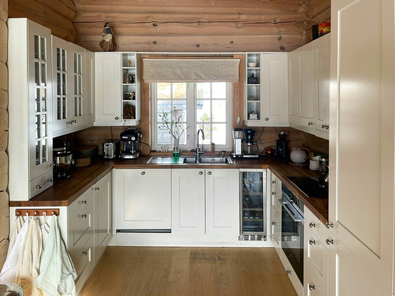 Design-Hütte in Høgevarde mit Panoramablick in Flå
