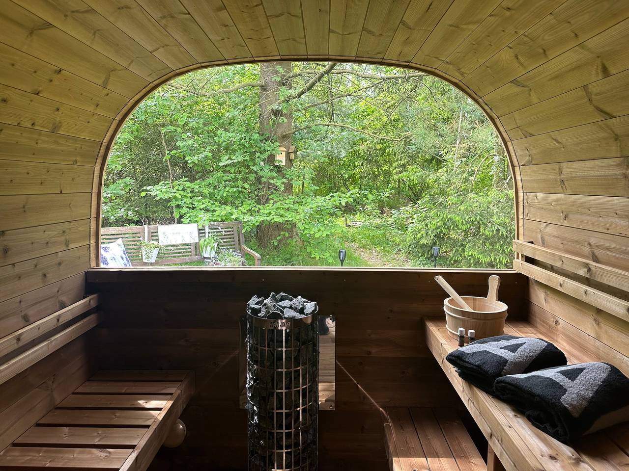 Ferienhaus Frankenwald 80qm unweit vom See in Lichtenberg - Sauna, Klima, Kamin, Garten - Bad Steben - Hof Saale in Lichtenberg (Oberfranken), Landkreis Hof