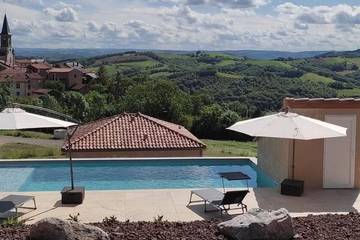 Gîte pour 6 personnes, animaux acceptés à Saint-Rome-de-Tarn