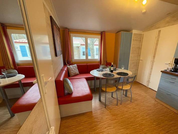 Mobil home pour 5 personnes, avec bassin pour enfant à Grayan-et-l'Hôpital - 2