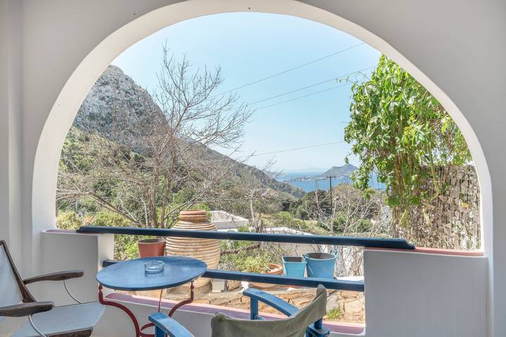 Gîte pour 3 personnes, avec balcon, animaux acceptés dans Amorgos