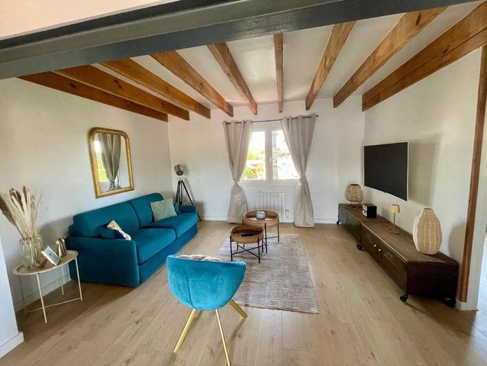 Appartement de vacances pour 6 personnes, avec Balcon ainsi que Terrasse et Vue