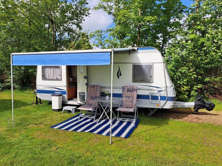 Camping voor 2 personen, met tuin aan de Waddenzee