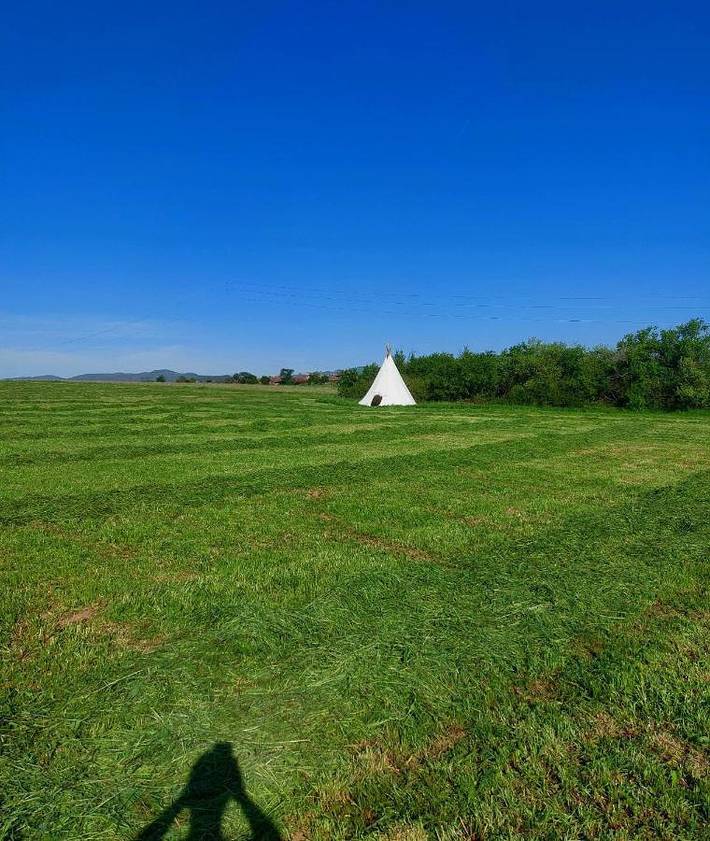 Tente pour 4 personnes, animaux acceptés