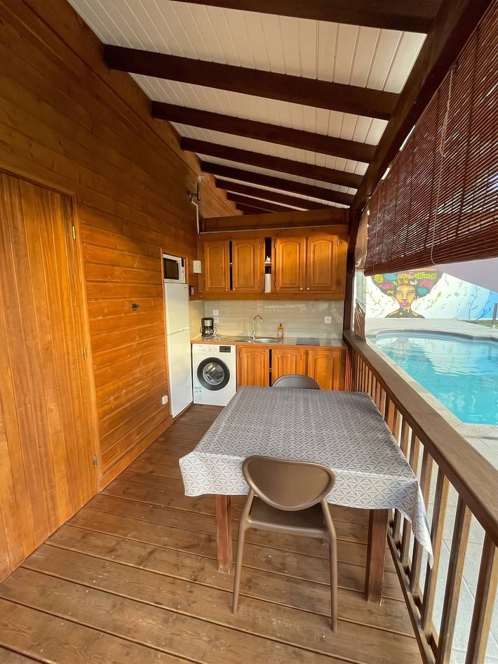 Monolocale intero, Studio affascinante con piscina a Vieux-Habitants, 26 m² in Vieux-Habitants, Guadalupa