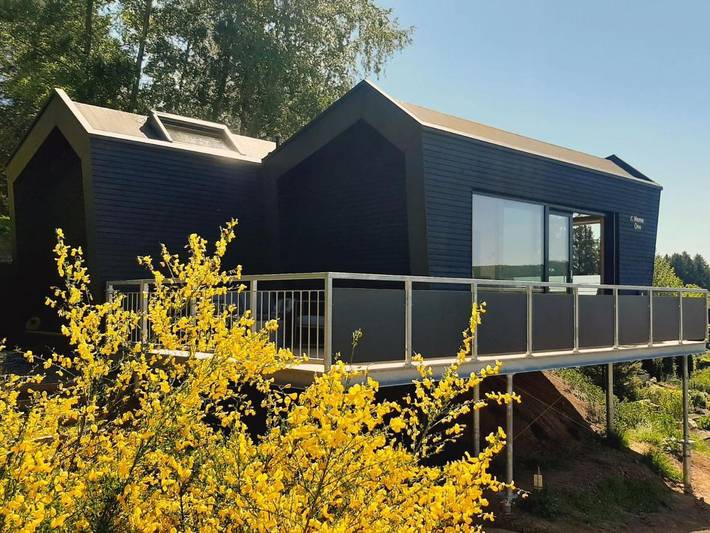 Ferienhaus für 2 Personen, mit Terrasse und Garten sowie Ausblick in Bruchweiler-Bärenbach