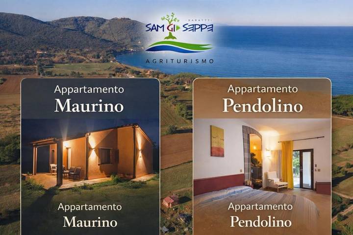 Agriturismo per 5 persone, con panorama e giardino a Piombino