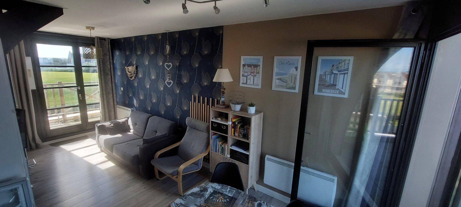 Appartement entier, Le 246 Wimereux : Duplex vue mer 4 pers. max (1 chambre) in Wimereux, Région de Boulogne-sur-Mer