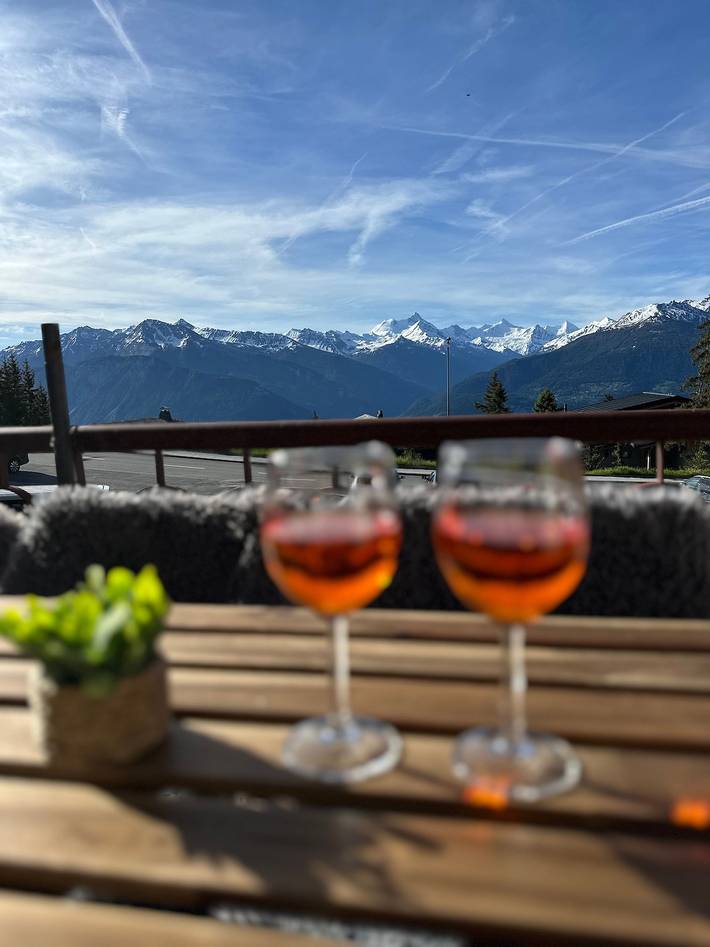 Appartement de vacances pour 6 personnes, avec balcon à Crans-Montana