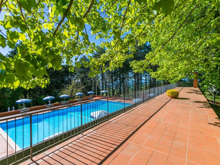 Ferienwohnung für 5 Personen, mit Garten und Ausblick sowie Terrasse in Montaione