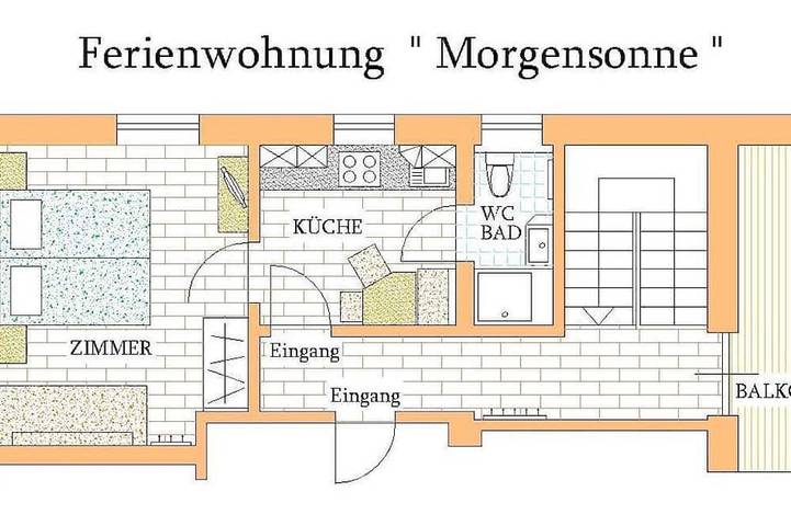 Agriturismo für 2 Personen, mit Garten - 1