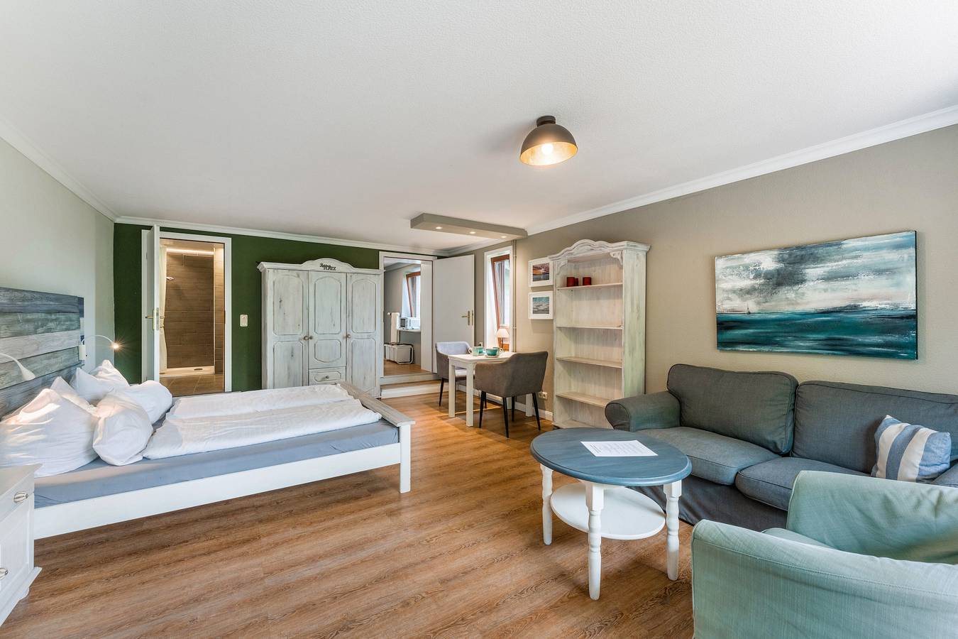 Ganze Wohnung, Apartment 'Ostseeblick Fewo 8' mit privater Terrasse, Gemeinschaftsgarten und Wlan in Kronsgaard, Schleswig-Flensburg
