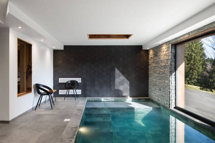 Chalet pour 12 personnes, avec sauna et piscine ainsi que jacuzzi et jardin à Gérardmer - 3